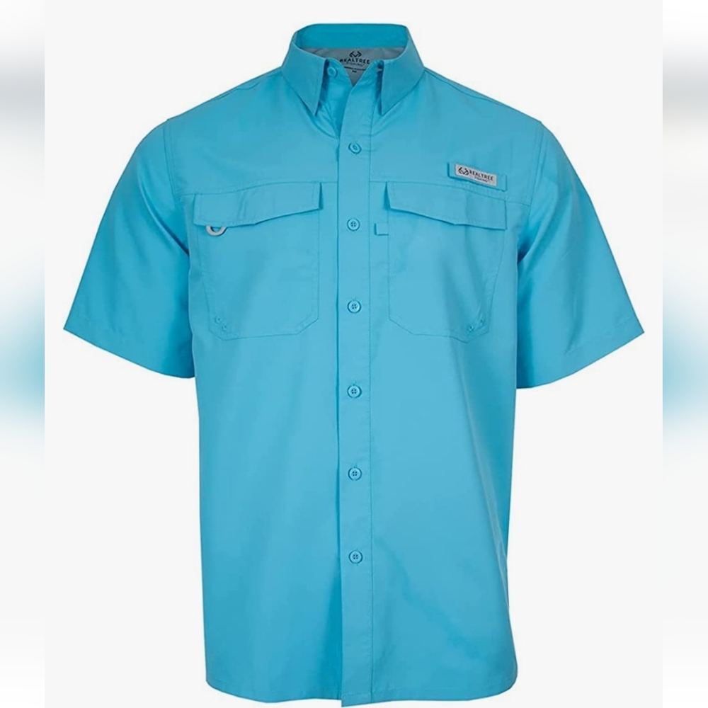 Men's Short Sleeve Performance Tech Vented UPF 40+ Fishing Shirt